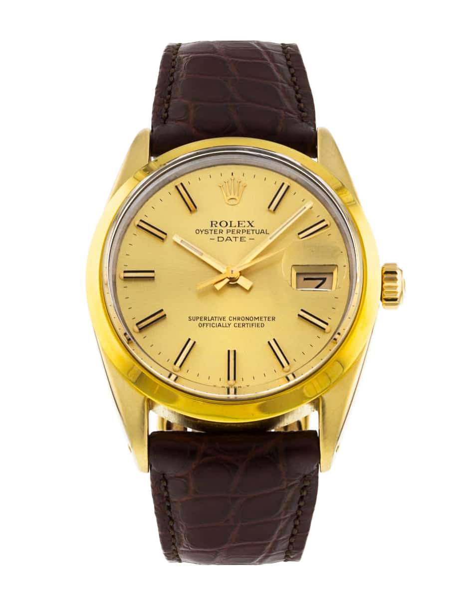 Pre Owned Rolex Oyster Perpetual Date 15505 Watch Watchfinder Co